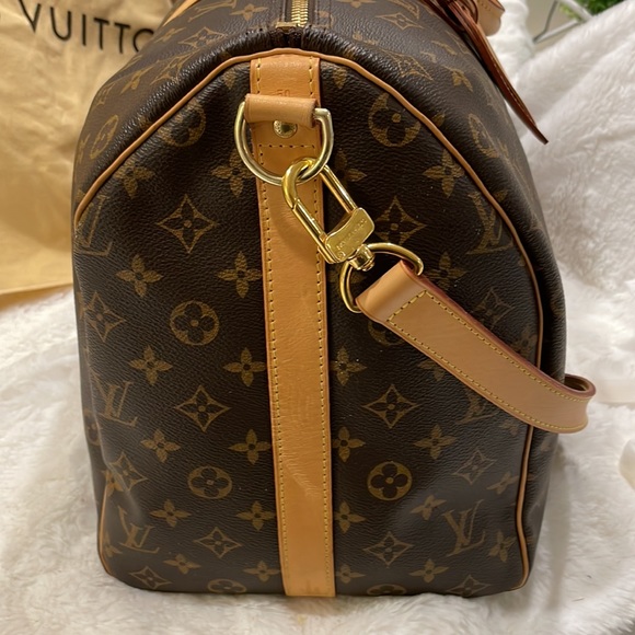 Louis Vuitton Monogram keepall Bandouliere 50 - Authentic - EUC - Picture 5 of 15